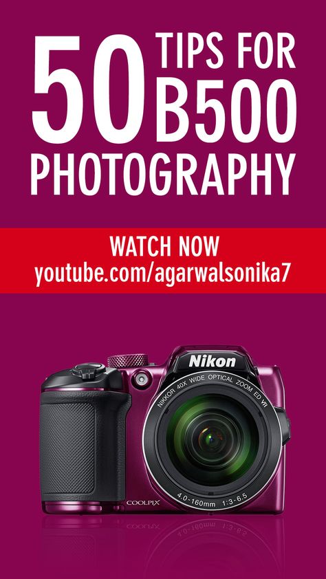 Here are 50 more photography tips for the Nikon Coolpix B500 combined in one video. Do let me know if my tips are useful or not and also comment on which tutorials you wanna watch next. Nikon B500 Photography Tips, Nikon Coolpix B500 Tips, Mom Hobbies, Nikon B500, Nikon Coolpix B500, Coolpix B500, Nikon D40, Nikon D5300, Camera Tips