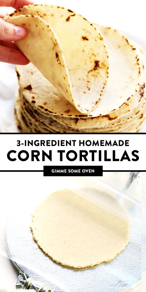 Keto Corn Tortilla Recipes, Best Corn Tortillas, Homemade Taco Recipe, Tacos Tortilla Recipe, Healthy Corn Tortilla Recipes, Homemade Corn Tortillas Without A Press, How To Make Corn Tortillas, Foodnetwork.com Recipes, Easy Corn Tortillas