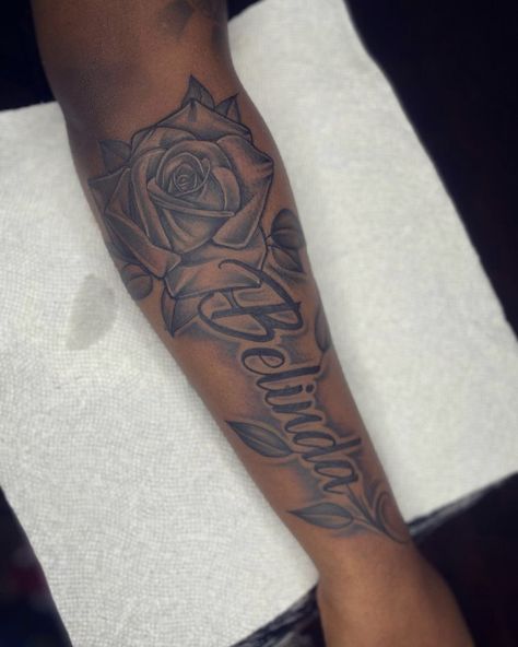 Forearm Tattoo Moms Name, Tattoos For Your Mom For Men, Tattoo For Names Design, Men Tattoos For Mom, Tattoos For Your Mom Ideas, Name Tattoo On Forearm For Women, My Grandma Keeper Tattoo, Mom Name Tattoo For Men Forearm, Grandma Name Tattoo