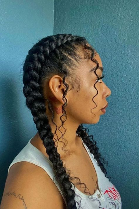 Dutch Braids French Braid Styles, Two Braid Hairstyles, Dutch Braid Hairstyles, French Braid Hairstyles, Braids With Curls, French Braid, Twist Hairstyles, Short Hair Cuts For Women, Hairstyles For School