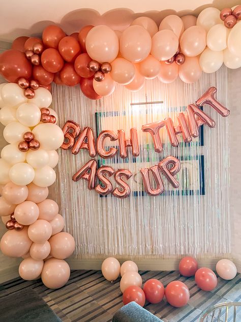 Birthday And Bachelorette Party, Bachelorette Party Ideas Pink Theme, Bachelorette Party Classy Themes, Ratchet Bachelorette Party Ideas, Vegas Bachelorette Decorations, Vegas Bach Theme, Vegas Bachelorette Room Decor, Bachelorette Themes Vegas, Playboy Bachelorette Party