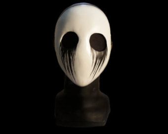 Eyeless Jack inspired White version mask Creepy Masks, Mascaras Halloween, Eyeless Jack, Horror Masks, Mask Painting, Scary Mask, Cool Masks, Masks Art, Scary Art