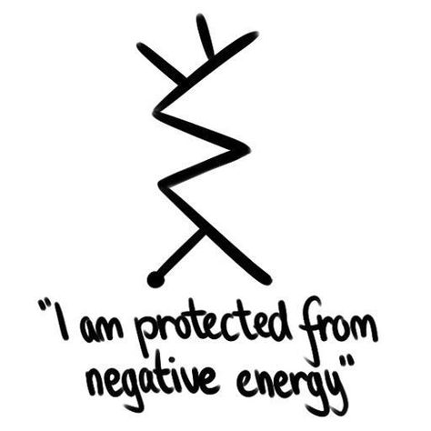 Protection Sigil, I Am Protected, Negative Energy Protection, Protection Sigils, Arte Viking, Witch Symbols, Magick Symbols, Sigil Tattoo, Wiccan Symbols