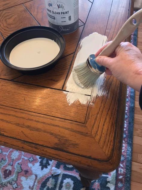 Painting a Dining Room Set with Chalk Paint® | The Purple Painted Lady Chalk Paint Dining Table, Chalk Paint Kitchen Table, Purple Painted Lady, Painted Dining Room Table, Chalk Paint Table, Chalk Paint Kitchen, Dining Room Table Makeover, Painted Kitchen Tables, Chalk Paint Furniture Diy