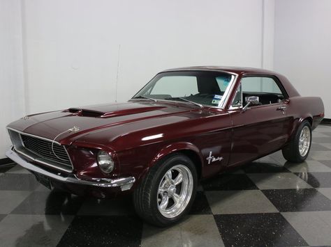 Red Mustang, 1968 Ford Mustang, Old Vintage Cars, 1966 Ford Mustang, Mustang Cars, Classy Cars, Fancy Cars, Pretty Cars