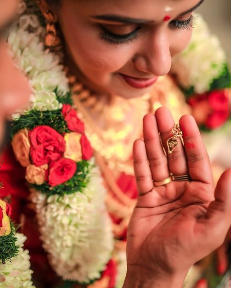 Perfectly sweet! ... #bride #wedding #groom #love #weddingday #weddingphotography #weddingdress #bridetobe #bridal #weddinginspiration #makeup #weddingphotographer #weddings #photography #weddingplanner #bridesmaids #fashion #makeupartist #instawedding #indianwedding #bridalmakeup #engaged #destinationwedding  #beauty #weddingideas #couple #camrinfilms Hindu Engagement, Wedding Jewelry Sets Bridal Jewellery, Indian Bridal Photos, Mangalsutra Designs, Hindu Wedding, Bridal Photos, Insta Wedding, Wedding Jewelry Sets, Wedding Groom