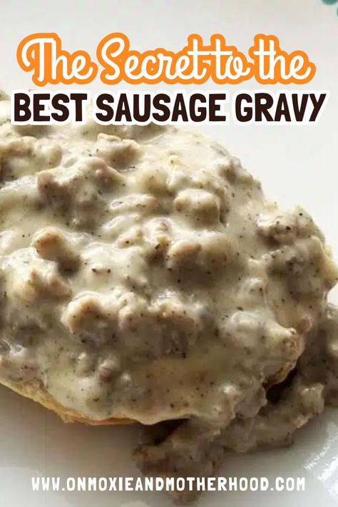 Discover the secret to perfect classic sausage gravy with this simple recipe. Savory sausage crumbles cooked in a creamy, rich gravy make the perfect topping for your favorite biscuits. Great for breakfast or brunch, this hearty dish is sure to satisfy. Easy Sausage Gravy, Breakfast Gravy, Best Biscuits And Gravy, Homemade Sausage Gravy, Sausage Gravy And Biscuits, Biscuits Gravy, Brunch Easter, Sausage Gravy Recipe, Carb Dishes