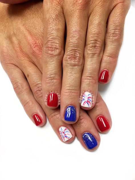 #Nails #PreciousPhan #Phx #Ombre #FourthOfJuly ;; Patriotic Dipped Nails, 4th Of July Shellac Nails, 4th Of July Ombre Nail Designs, 4th Of July Manicure Ideas, 4th Of July Ombre Nails, 4th Of July Firework Nails, Firework Nails Design 4th Of July, July Fourth Nails, 4th Of July Gel Nail Designs