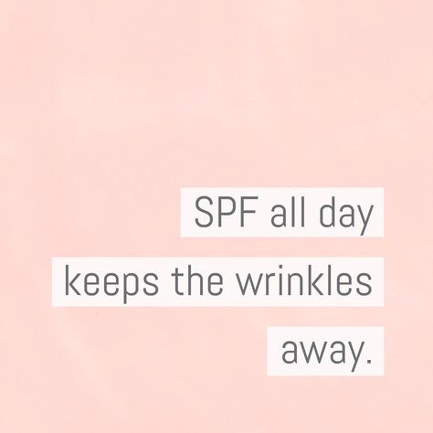 Sunblock Aesthetic, Spf Quotes, Sunblock Quotes, Skincare Sunday Quotes, Facial Quotes Skincare, Pink Skin Care Aesthetic Quotes, Skincare Aesthetic Qoutes, Facials Quotes, Botox Quotes