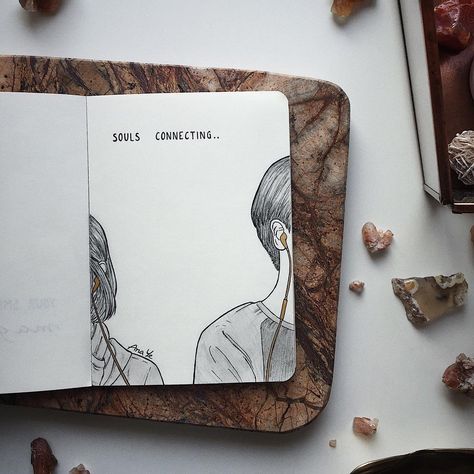 15.8k Followers, 388 Following, 706 Posts - See Instagram photos and videos from Anastasia Ye • Berlin (@call.me.nana) Moleskine Illustration, Souls Connecting, Kunstjournal Inspiration, 달력 디자인, Journal D'art, Drawing Hands, Painting Aesthetic, Aesthetic Boys, Bullet Journal Art