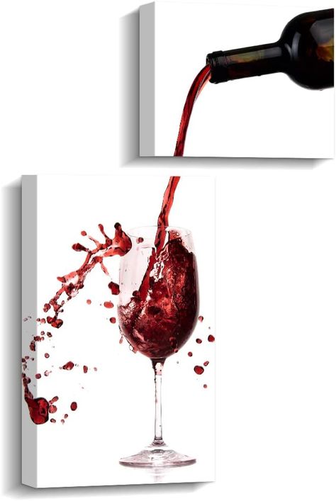 https://amzn.to/3lLIiEq Art Du Vin, Modern Kitchen Wall Art, Wine Wall Decor, Canvas Kitchen Wall Art, Kitchen Canvas, Wine And Canvas, Wine Painting, Wine Wall Art, Kitchen Decor Wall Art