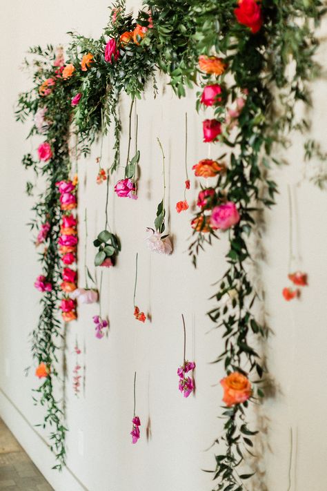 Pretty Photo Backdrop, Garden Party Bridal Shower Ideas Photo Booths, Floral Photo Booth Ideas, Wildflower Curtain Backdrop, Petals And Prosecco Photo Backdrop, Spring Photo Booth Backdrop, Floral Shower Decor, Sweet 16 Flower Backdrop, Wild Flowers Backdrop