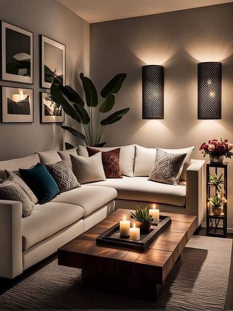 Living Room Decor For Women, Living Room Modern Wall Decor Ideas, Cozy Upstairs Living Room, Black And White Living Room Decor Boho, Comfy Neutral Living Room, Living Room Decor Mirror Ideas, Beige With Color Living Room, Cozy Vibes Living Room, Cozy Style Living Room