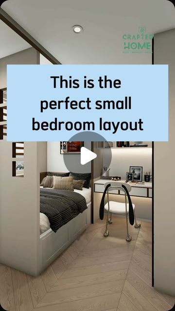 Small Room Renovation Ideas Bedroom, 2m X 2m Bedroom, Small Bedroom Space Saving Ideas, One Bedroom Condo Ideas, 2 Bedroom Apartment Ideas, 8x10 Bedroom Layout, Small Room Layout Ideas, Small Bedroom Furniture Layout, Kids Small Bedroom Ideas