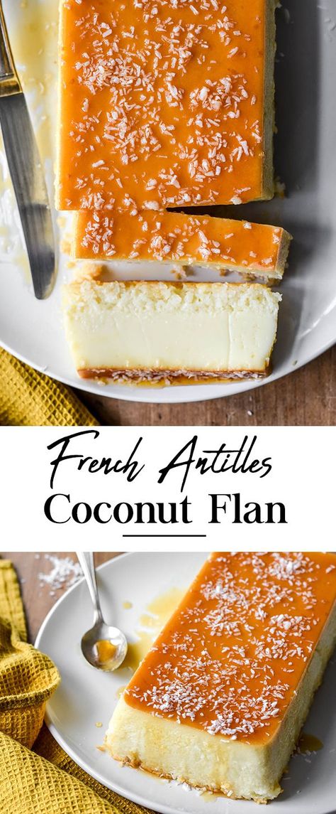 Coconut Milk Recipes Dessert, Milk Recipes Dessert, Flan Coco, Coconut Flan, Flan Cake, Homemade Breads, Flan Recipe, Coconut Milk Recipes, French Desserts