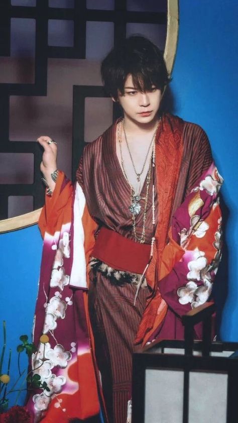 Men's Yukata, Secondary Characters, Kazuya Kamenashi, Kat Tun, Japanese Traditional Clothing, People References, Modeling Poses, Male Kimono, Movie Soundtracks