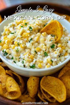 Mexican Corn Dip, Street Corn Dip, Dip Party, Mexican Party Food, Mexican Street Corn Dip, Appetizer Easy, Mexican Dip, Appetizers Easy Dips, Mexican Appetizers