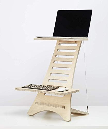 , #woodsign #homedecor #handmade #woodsigns #laptopstand #homegifts Wooden Standing Desk, Standing Desk Design, Small Standing Desk, Portable Standing Desk, Height Adjustable Workstation, Sit Stand Workstation, Standing Desk Converter, Cnc Furniture, Portable Desk