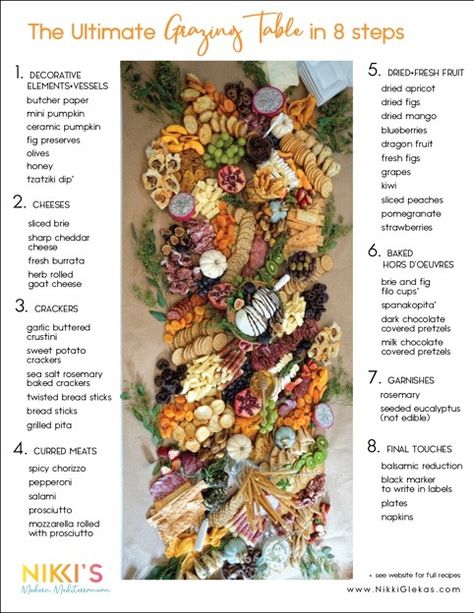 Grazing Table Ideas 20 People, Grazing Table For 200 People, Harvest Table Food Ideas, Small Grazing Table Ideas, Grazing Table For 50 People, Wedding Harvest Table, Cheap Grazing Table Ideas, Grazing Platter Ideas, Graze Table