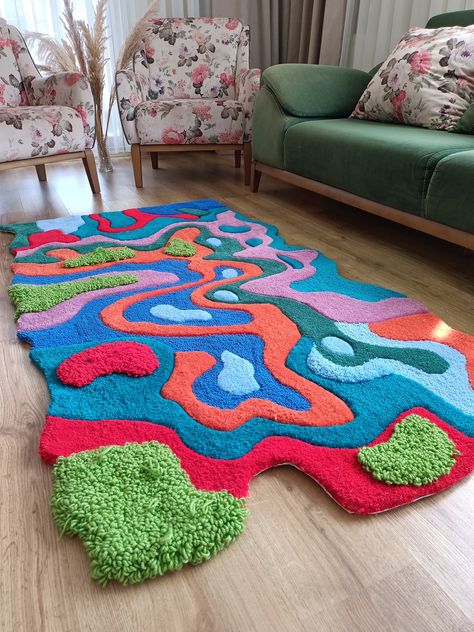 Excited to share the latest addition to my #etsy shop: Irregular Multicolor Abstract 100% Hand Tufted Rug, Modern Art Unique Carpet, Dining Room Decor https://www.etsy.com/ElyanoraArt/listing/1316312117/irregular-multicolor-abstract-100-hand?utm_campaign=Share Rug Alternative, Tattoo Rug, Mosaic Pebble, Rug Tattoo, Layering Rug, Rug Layering, Game Money, Mosaic Stones, Funky Room