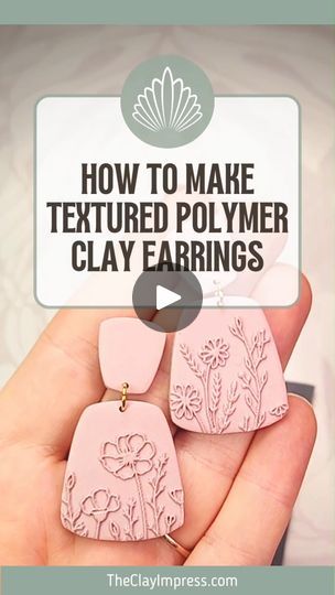 How Thick Should Polymer Clay Earrings Be, Soft Clay Crafts, Knit Pattern Clay Earrings, Diy Polymer Clay Texture Tools, Polymer Clay Texture Sheets, Polymer Clay Bead Roller, Texture Rollers For Clay, Diy Earrings Polymer Clay, Clay Texture