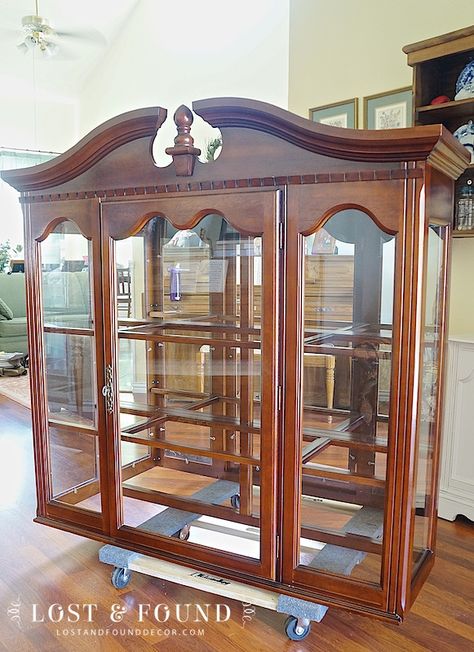 Painted China Cabinet Ideas, Refinished China Cabinet, Dining Room Furniture Makeover, China Cabinet Makeovers, Cherry China Cabinet, Repurposed China Cabinet, Large China Cabinet, Painted China Cabinet, Farmhouse China Cabinet