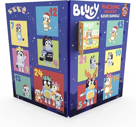 Bluey And Bingo, Activity Workbook, Days To Christmas, Calendar Book, Holiday Countdown, Christmas Story, Penguin Random House, Book Bundles, Colouring Books