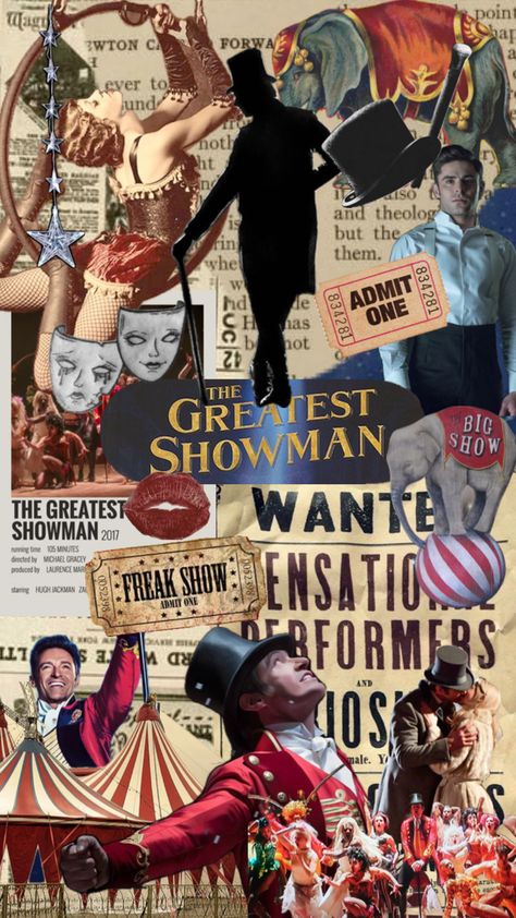 Musical Theatre Humor, Circus Aesthetic, Underwater Painting, Yearbook Design, Art Therapy Projects, Favourite Movie, The Greatest Showman, Big Show, We Movie