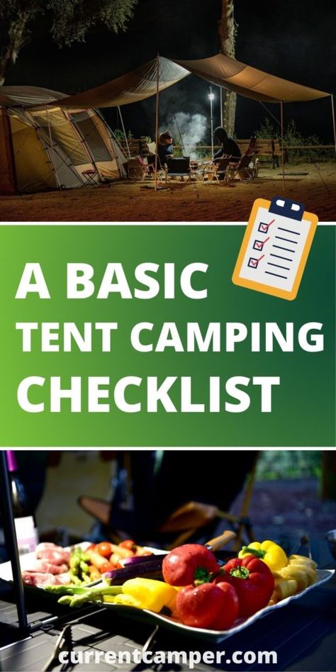 Ultimate Camping Checklist, First Time Tent Camping Checklist, Basic Camping Essentials, Tent Camping Essentials, Tent Camping Checklist, Basic Camping Checklist, Camping Heater, Camping Necessities, Camping Gear Survival