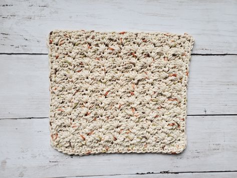 Peaches And Cream Yarn, Cotton Yarn Patterns, Crochet Dishcloth Pattern, Crochet Dish Cloth Free Pattern, Crochet Texture, Dishcloth Patterns Free, Dishcloth Crochet Pattern, Crochet Dishcloth, Peaches And Cream