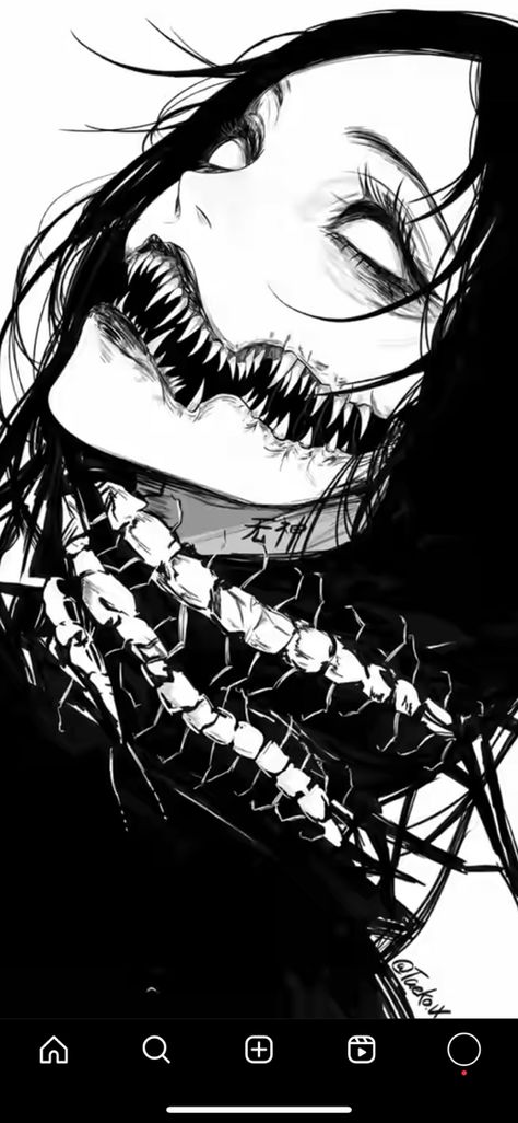 Anime Digital Art, Creepy Sketches, Horror Manga, Horror Drawing, Creepy Drawings, Japanese Horror, Manga Style, Dark Art Drawings, Goth Art