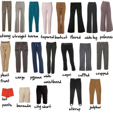 Examples of 20 different types of pants and shorts. Different Types Of Pants, Fashion Terminology, Info Board, Fashion Dictionary, Slacks Trousers, Fashion Terms, Fashion Vocabulary, Womens Jeans, Dress Shapes