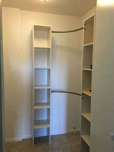 Dressing Angle, Corner Closet Shelves, Corner Closet Organizer, Small Master Closet, Diy Closet Storage, Corner Closet, Small Closet Space, Bedroom Closet Storage, Room Storage Diy