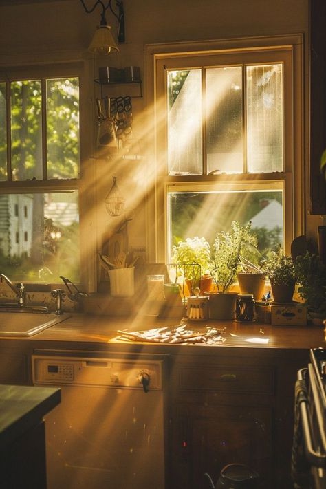 Farmhouse Aesthetic House, Light Through Window Aesthetic, Cozy Old Home Aesthetic, Quiet Morning Aesthetic, Minimal Lifestyle Aesthetic, Sun Through Window, Matcha Photoshoot, Natural Room Aesthetic, House Summer Aesthetic