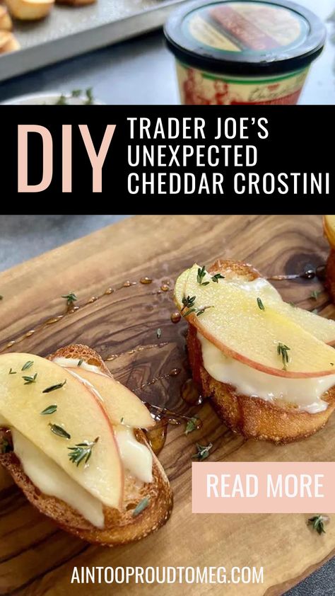 Trader Joe’s Unexpected Cheddar, Trader Joe’s Bruschetta Sauce, Trader Joes Finger Food, Trader Joe’s Dip Recipes, Trader Joe’s Date Night, Trader Joes Party Snacks, Trader Joe’s Thanksgiving Appetizers, Thanksgiving Trader Joe’s, Unexpected Cheddar Recipes