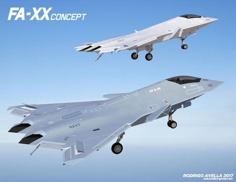 Sixth Generation F/A-XX Fighter by RodrigoAvella Concept Aircraft, Egyptian Army, Future Tank, Aircraft Images, Stealth Aircraft, Experimental Aircraft, Jet Fighter, Air Fighter, Airplane Design