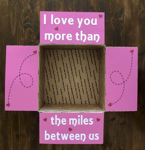 Care Package Box Ideas, Fall Deployment Care Package, Disney Care Package, Care Package Ideas For Boyfriend In Army, Care Packages For Military, Valentine Care Package College, Deployment Gifts For Boyfriend, Military Care Package Ideas Army, Care Package Ideas For Girlfriend