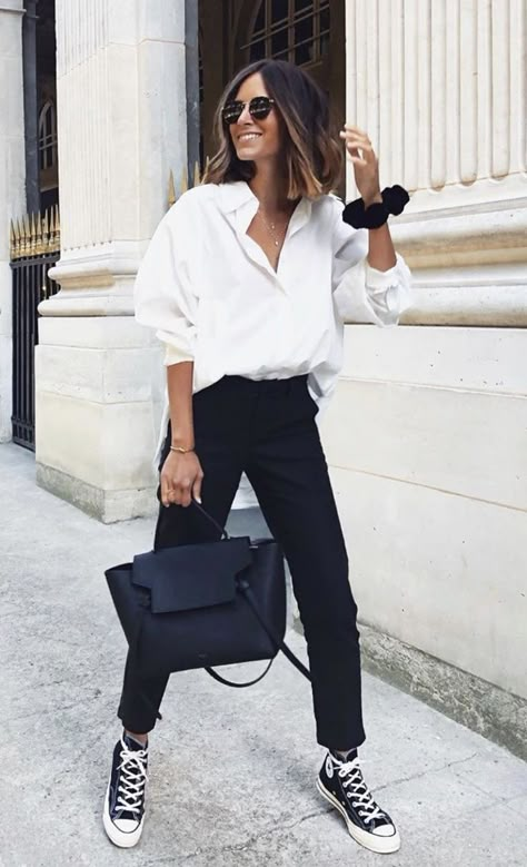 Casual Chique Stijl, Stile Casual Chic, Casual Chic Outfits, Smart Casual Women, Business Casual Outfits For Work, Outfits With Converse, Summer Work Outfits, Mode Casual, Smart Casual Outfit