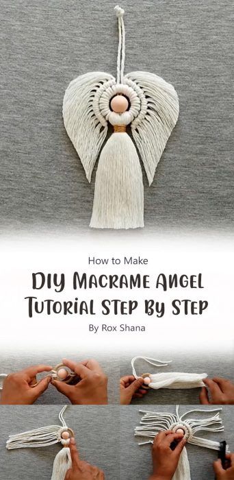 Lovely Macrame Angel Free Pattern Ideas - Carolinamontoni.com Macrame Dreamcatcher Diy, Macrame Angel Pattern, Macrame Dreamcatcher Tutorial, Macrame Dream Catcher Diy Tutorials Free, Dreamcatcher Macrame Tutorial, Diy Macrame Ornaments, Macrame Angel Tutorial Free, Macrame Dream Catcher Diy Tutorials, Christmas Decor Ideas Macrame