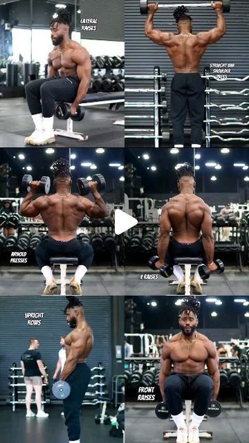 3,433 likes, 2 comments - themusclix on July 28, 2024: "Shoulder workout routine for men 👇 Ultimate 8-Weeks Shred Program 🔥 Transform your body in just 8 weeks! 🔹 Custom Workouts: Tailored for all fitness levels.   🔹 Easy Meal Plans: Fuel your growth and fat loss.   🔹 Expert Tips: Maximize results and stay motivated.   🔹 Supplement Advice: Boost your performance.   🔹 Progress Tools: Track and see your gains.   Click the link in our bio to start today! 🌟💥 @themusclix ENJOY 🦾 Credits Chest Tricep Shoulder Workout, Women Shoulder Workout, Shoulder Workout For Men, Workouts Shoulders, Shoulder Workout With Dumbbells, Shoulder Workout For Women, Tricep And Shoulder Workout, Dumbbell Workout Routine, Dumbbells Workout