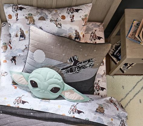 Star Wars™ | Pottery Barn Kids Mandalorian Characters, Star Wars Theme Room, Pottery Barn Kids Bedrooms, Star Wars Bedding, Star Wars Furniture, Star Wars Kids Room, Star Wars Bed, Star Wars Bedroom, Star Wars Nursery