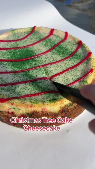 Tabitha Marie on TikTok Christmas Tree Cake Cheesecake, Christmas Tree Cheesecake, Christmas Cheesecake, Cake Cheesecake, Little Debbie, Tree Cake, Christmas Tree Cake, Tree Cakes, Little Christmas Trees