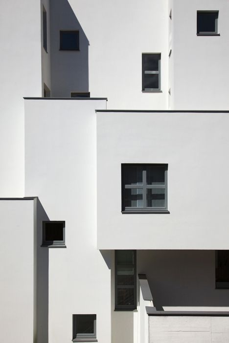 Haus KLR (renovation) | Deutz District, Cologne, Germany | Archequipe Kindergarten Architecture, Minimal Photography, White Building, Architecture Design Concept, Minimalist Photography, Alvar Aalto, Minimalist Architecture, Zaha Hadid, White Aesthetic