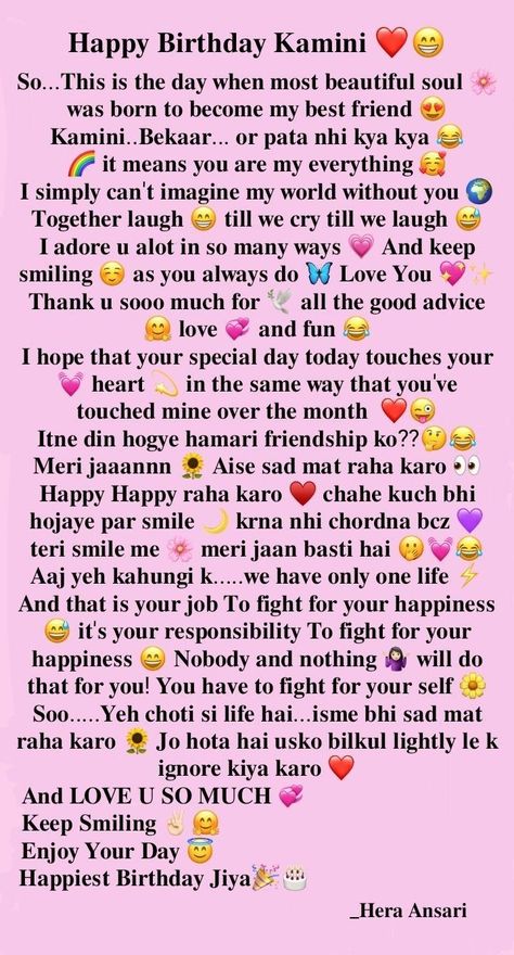 Best Birthday Wishes For Best Friend Girl, Bff Happy Birthday Quotes, Wishes For Bff Birthday, Happy Birthday Wishes Bff, Birthday Of Bestie, Best Wishes For Bestie Birthday, Birthday Wish For Bestie Funny, Happy Birthday Bestyyy, Happy Birthday Bestie Paragraph