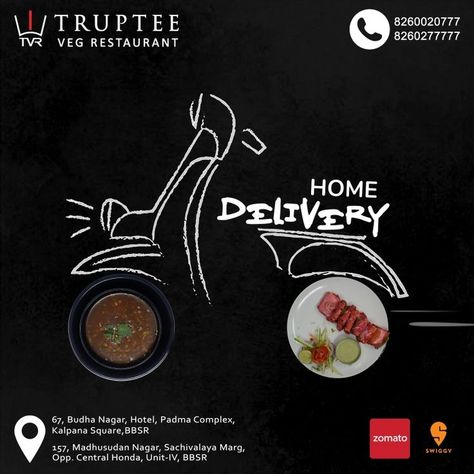 Home delivery in 2022 | Food poster design, Food graphic design, Veg restaurant Food Delivery Social Media Design, Food Marketing Design, Fresh Logo Design, Veg Restaurant, Food Wastage, Food Post, Restaurant Poster, Cafe Concept, Food Banner