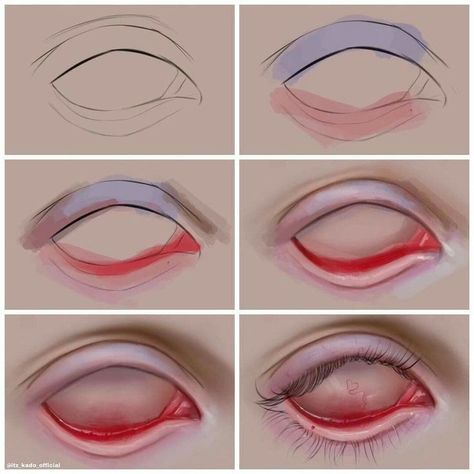 Procreate Eye Drawing, Digital Art Beginner Ibis Paint Face, Coloring Line Art Digital, Shading Eyes Digital, Mouth References Drawing, How To Shade Eyes Digital, Color Zones Of The Face, Cool Make Up Ideas, Nose Rendering