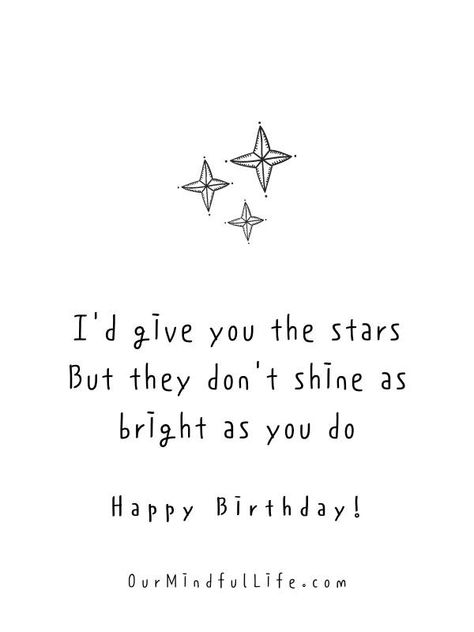 Aesthetic Bday Quotes, Cute Wishes For Best Friend, Happy Birthday Proud Of You, Cute Best Friend Birthday Messages, Happy Bday Quotes For Him, Birthday Card Ideas Girlfriend, Quotes For Stars, Bday Quotes For Friend, Bff Bday Wishes