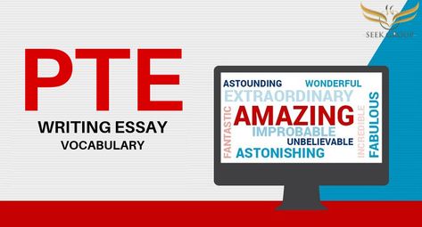 To score higher in your PTE essay writing task, you should know about the right linking words to make your essay readable and coherent in structure for the examiner.  #pte #writingessay #vocabulary #ptewritingtest #essaywriting #ptetraining #pteinstitute #ptecoaching #seekacademy Essay Vocabulary, Writing Expressions, Linking Words, Writing Tasks, S Diary, Essay Writing, Danger Sign, Vocabulary, Writing