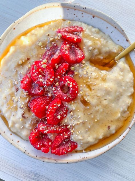 Custard Oatmeal Alternatives To Oatmeal, Vegetarian Oatmeal Breakfast, French Toast Oatmeal, Beans Eggs Breakfast, Egg Oatmeal Breakfast, Breakfast Ideas Light, Easy Whole Food Breakfast, Oatmeal With Eggs Recipes, Tasty Oatmeal Recipes