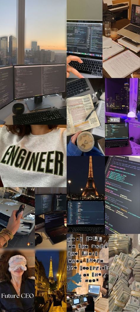 Computer Science Women, Computer Science Major, Computer Science Programming, Learn Computer Science, College Motivation, Vision Board Wallpaper, Career Vision Board, Computer Science Engineering, Money Motivation